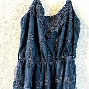 Ultra Pink blue lace dress